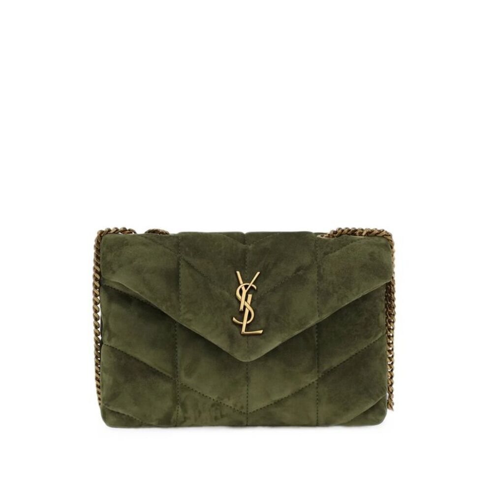Saint Laurent Green Shoulder Bags Women